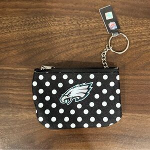 Philadelphia Eagles Polka Dot Coin Purse